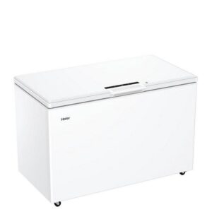Haier HCE420EK 400 Litre Chest Freezer, E Rated, White