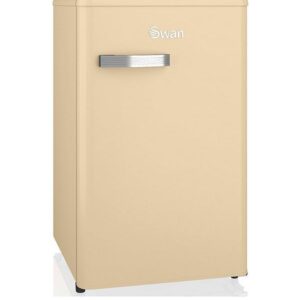 Swan SR11035CNE Retro Cream Undercounter Fridge 90L