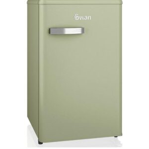 Swan SR11035GNE Retro Green Under-Counter Fridge 90L